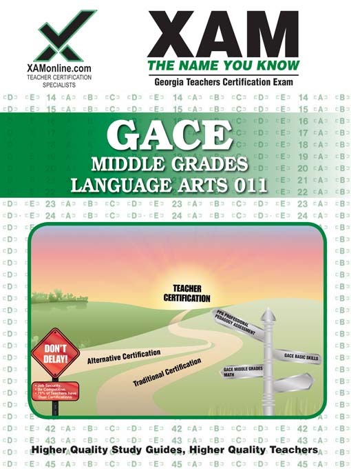 Cover image for GACE Middle Grades Language Arts 011